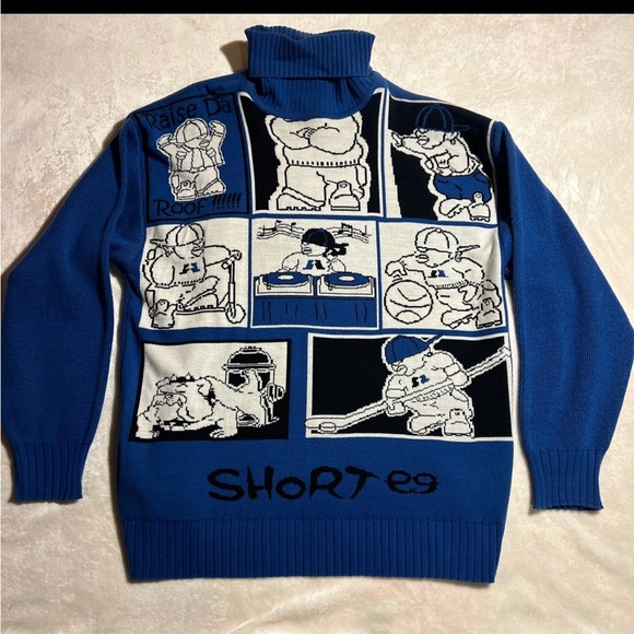 Vintage streetwear knitted sweater - Picture 1 of 4